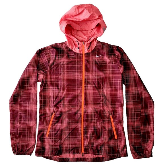 Nike Phenom Vapor Women's Hooded Windbreaker Running Wind Jacket,M 532187-208 - Picture 1 of 9